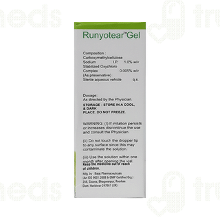 Runyotear Gel Eye Drops 10ml