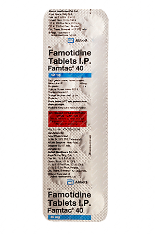 Famtac 40 MG Tablet 14