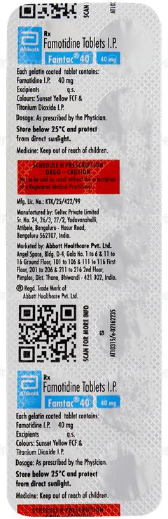 Famtac 40 Tablet 14 Famtac 40 Tablet 14