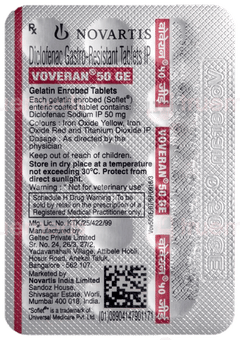 Voveran 50 Ge Tablet 15