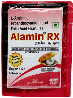 Alamin Rx Orange Flavour Sugar Free Granules 10Gm