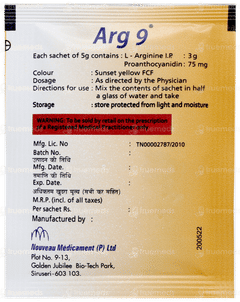 Arg 9 Sachet 5gm