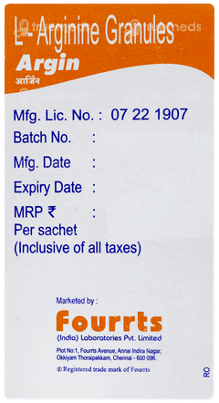 Argin Orange Flavour Sugar Free Granules 5gm