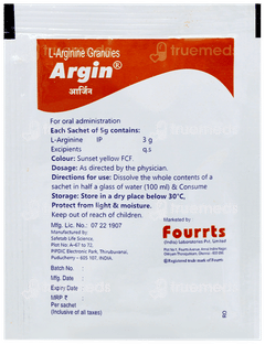 Argin Orange Flavour Sugar Free Granules 5gm