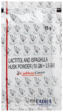 Cadilose Green Orange Flavour Sugar Free Powder 15Gm