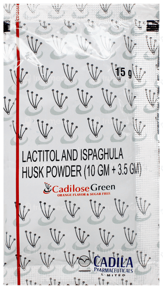 Cadilose Green Orange Flavour Sugar Free Powder 15Gm