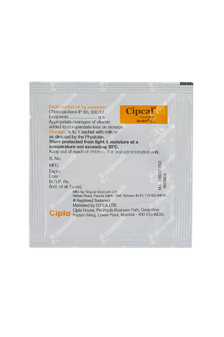 Cipcal D3 60000 IU Granules 1 GM