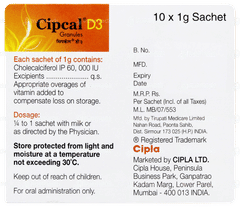 Cipcal D3 Granules 1gm