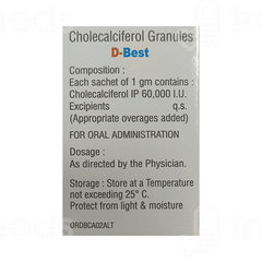 D Best 60000 IU Granules 1 GM
