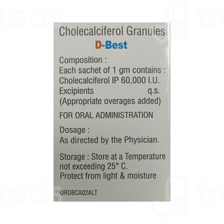 D Best 60000 IU Granules 1 GM