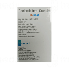 D Best 60000 IU Granules 1 GM