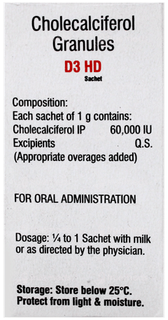 D3 Hd Sugar Free Sachet 1Gm D3 Hd Sugar Free Sachet 1Gm