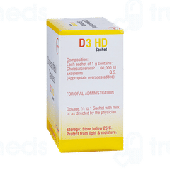 D3 Hd Sugar Free Sachet 1Gm