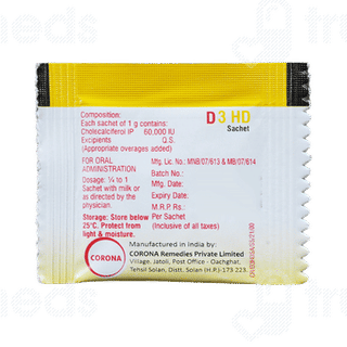 D3 Hd Sugar Free Sachet 1Gm