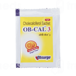 Ob Cal 3 Orange Flavor Sugar Free Sachet 1Gm