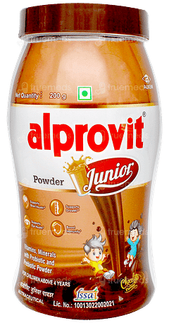 Alprovit Junior Choclate Flavour Powder 200gm Alprovit Junior Choclate Flavour Powder 200gm
