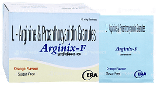 Arginix F Orange Flavour Sugar Free Granules 5gm