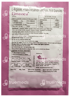 Elmonea Orange Flavour Sugar Free Granules 5gm