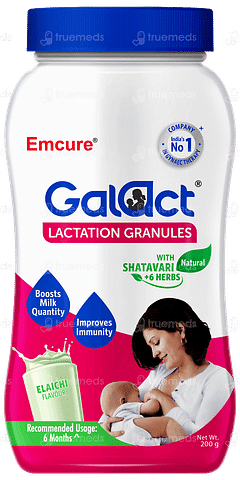 Galact Elaichi Flavour Granules 200gm Galact Elaichi Flavour Granules 200gm