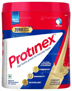 PROTINEX VANILLA FLAVOUR ZERO ADDED SUGAR POWDER 400GM