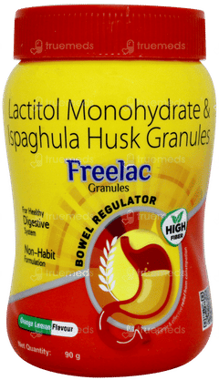 Freelac Orange Lemon Flavour Granules 90Gm Freelac Orange Lemon Flavour Granules 90Gm