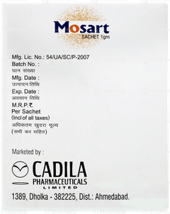 Mosart Sachet 1gm Mosart Sachet 1gm