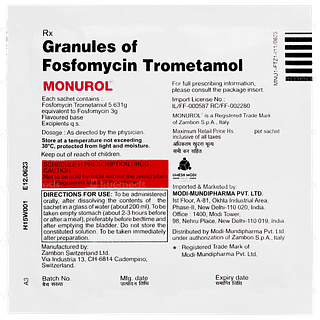 Monurol Granules 8gm