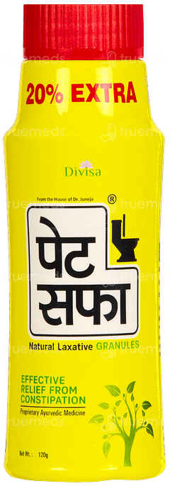 Pet Saffa Natural Laxative Granules 100gm + 20gm Extra Pet Saffa Natural Laxative Granules 100gm + 20gm Extra