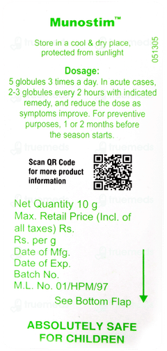 Dr Willmar Schwabe Mama Natura Munostim Globules 10gm