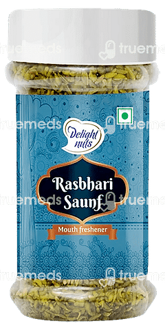 Delight Nuts Rasbhari Saunf Mouth Freshenern Granules 120 GM