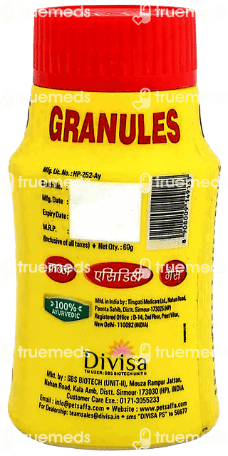 Pet Saffa Granules 60gm