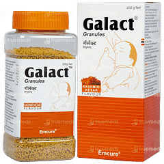 Galact Kashmiri Kesar Flavour Granules 200gm Galact Kashmiri Kesar Flavour Granules 200gm