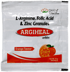 Argiheal Orange Flavour Granules 10Gm Argiheal Orange Flavour Granules 10Gm