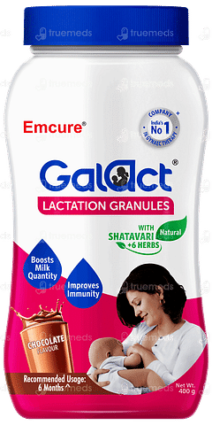 Galact Chocolate Flavour Granules 400gm Galact Chocolate Flavour Granules 400gm