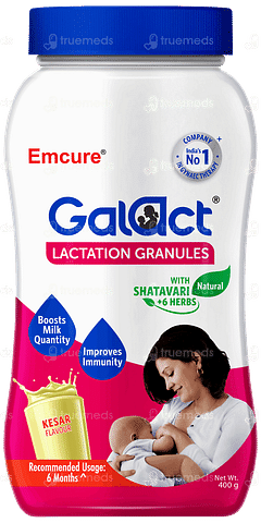 Galact Kesar Flavour Granules 400gm Galact Kesar Flavour Granules 400gm
