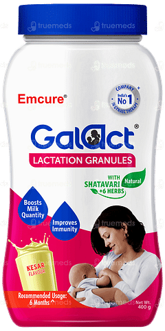 Galact Kesar Flavour Granules 400gm