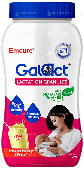 Galact Kesar Flavour Granules 400gm