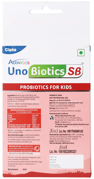 Activkids Unobiotics Sb Granules 1Gm
