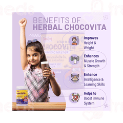 Baby Organo Herbal Chocovita 1+yrs Chocolate Flavour Kids Granules 300gm