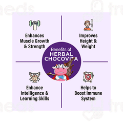 Baby Organo Herbal Chocovita 1+yrs Chocolate Flavour Kids Granules 300gm