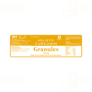 Zeroharm Sciences Holistic Curcumin Ncm 100 Granules 110gm