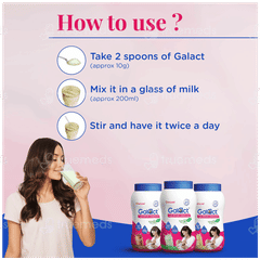 Galact Natural Elaichi Flavour Granules 600gm