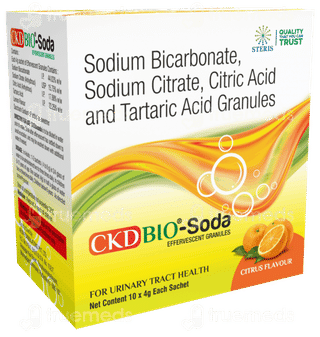 Ckd Bio Soda Citrus Flavour Effervescent Granules 4gm