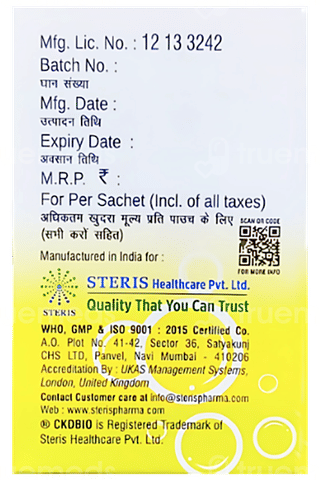 Ckd Bio Soda Citrus Flavour Effervescent Granules 4gm