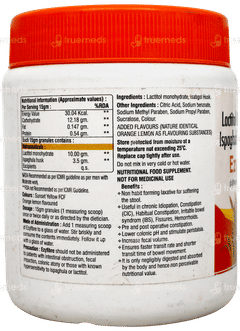 Ezyfibre Orange Lemon Flavour Granules 180Gm