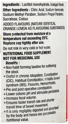 Ezyfibre Orange Lemon Flavour Granules 180Gm