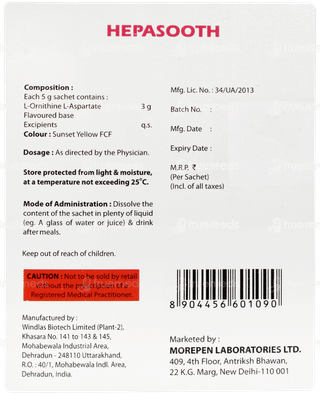 Hepasooth Granules 5gm