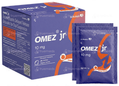 Omez Jr 10mg Orange Flavour Sachet 1gm