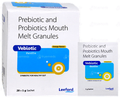 Vebiotic Orange Flavour Sachet 1gm Vebiotic Orange Flavour Sachet 1gm