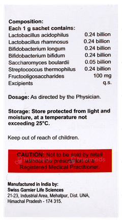 Vebiotic Orange Flavour Sachet 1gm